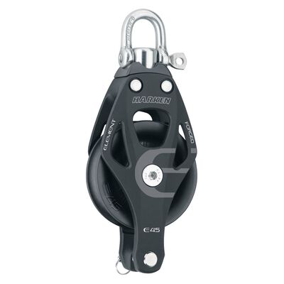 45 mm Element Single Block with Becket and Swivel/Locking Shackle
