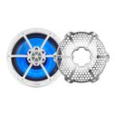 8&rdquo; Marine 2-Way Hybrid Speaker with RGB LED, Compression Driver and Neodymium Magnet, 350W RMS 4-Ohm, Gloss White image number 1