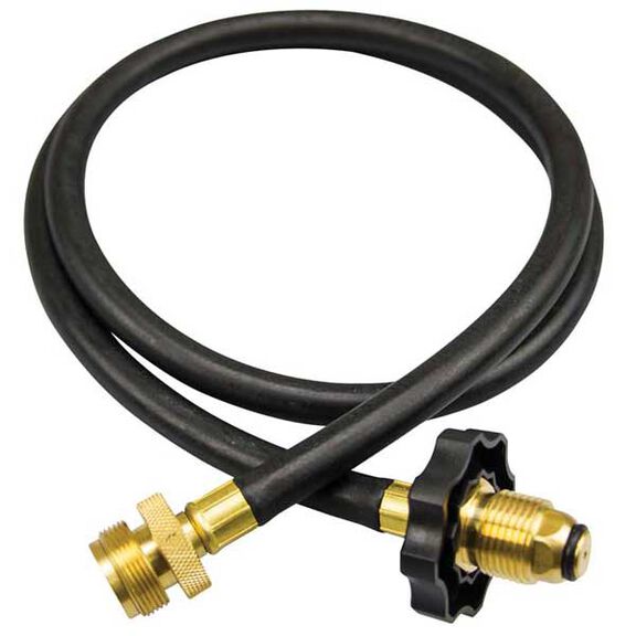 Propane Connect Hose for Propane-powered Outboard, 4' image number 0