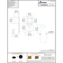 Recessed Shower Chrome Cup & Lid, Small Chrome Sprayer, 6' Black Rubber Hose image number 3
