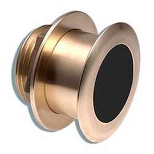 Bronze Tilted Thru-hull Transducer with Depth & Temperature (12&deg; tilt, 8-pin) - Airmar B164