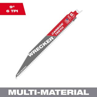 9" 6 TPI THE WRECKER&trade; with Carbide Teeth SAWZALL&reg; Blade