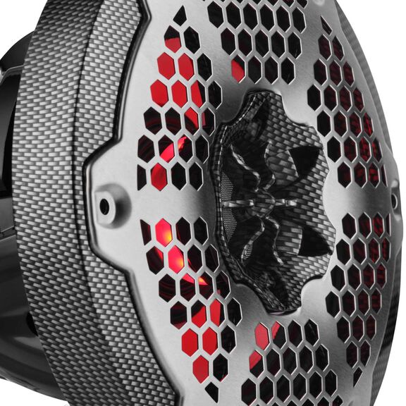 6.5&rdquo; Marine 2-Way Hybrid Speaker with RGB LED, Compression Driver and Neodymium Magnet | 250W RMS 4-Ohm image number 2