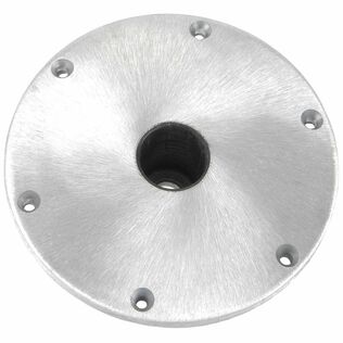9" Round Non-Locking Spring-Lock&trade; Base, Satin Finish