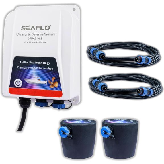 SEAFLO Ultrasonic Defense System 02 Series, Covers 400 Sq. Ft., 2-Transducer System image number 0