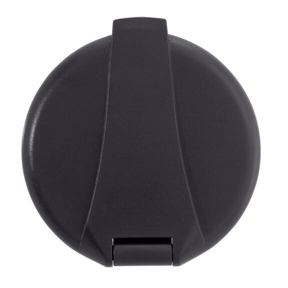 Aidack Recessed Control Valve Hot/Cold Mixer, Black Cup & Lid, Chrome Aidack Handle image number 2