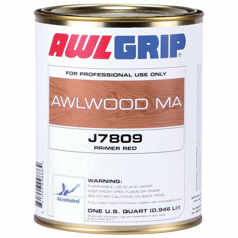 AWLGRIP Primer, Awlwood MA, Red, Quart West Marine