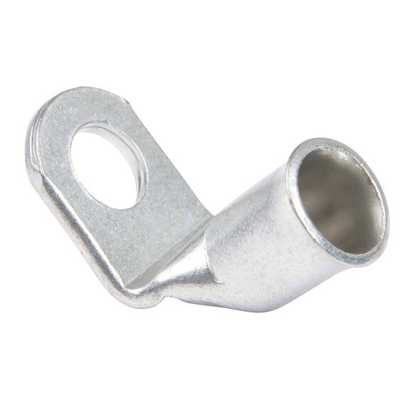 2 AWG 90 Degree Tinned Copper Lug, 5/16" Stud Size, 2-Pack image number 1