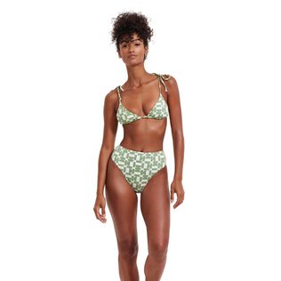 Women's Let's Geo Triangle Bikini Top