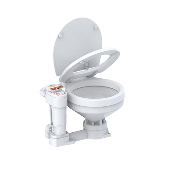 SEAFLO 24V Electric Twist Flush Marine Toilet image number 1