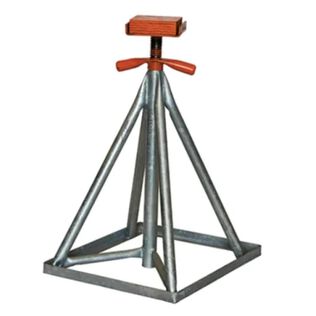 28" to 41"&nbsp;Stackable Keel Stand, Flat Top, Galvanized