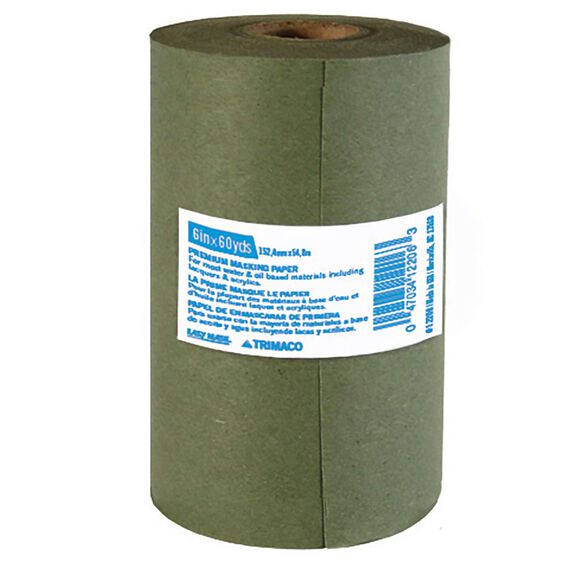 6" x 180' Easy Mask Green Premium Masking Paper image number 0