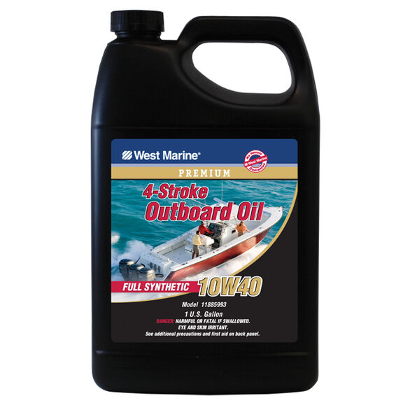 Premium 4-Stroke Full Synthetic Engine Oil, 10W40, Gal. image number 0
