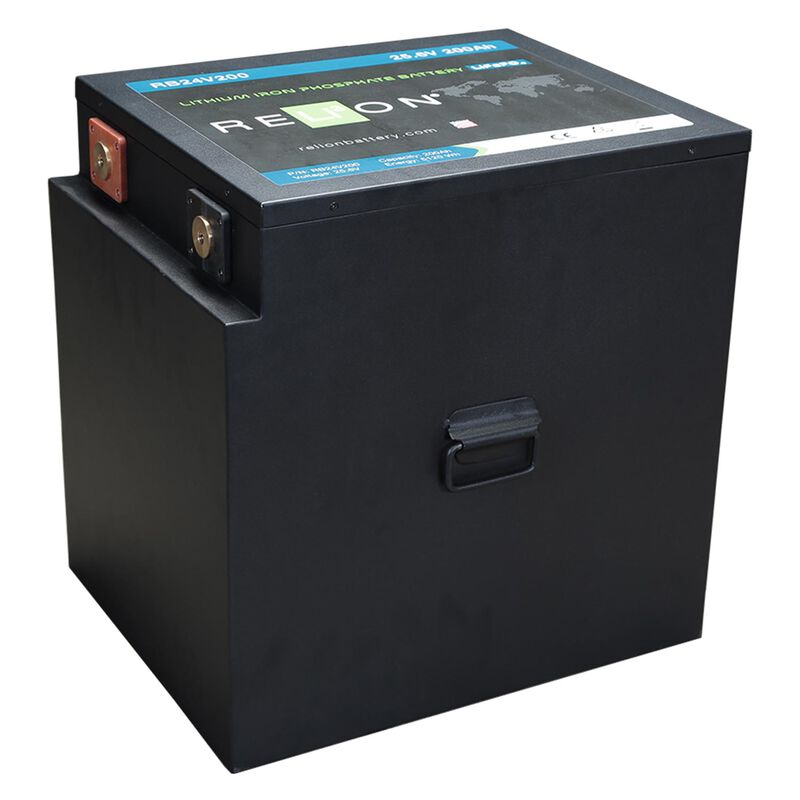 Relion RB24V200 Lithium Iron Phosphate Deep Cycle Battery, 25.6V, 200Ah | by West Marine