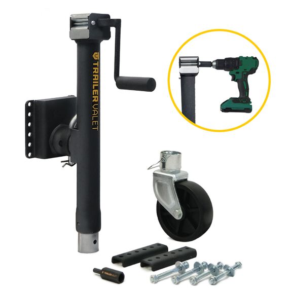 JX 5K Side Mount Jack With Wheel image number 1