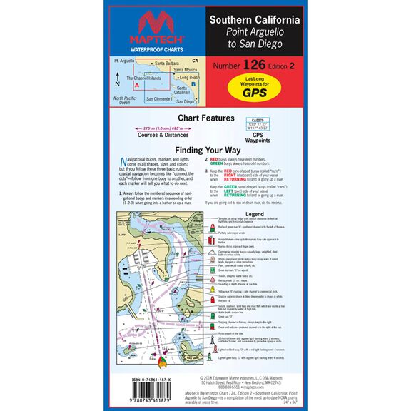 WPC126-02WMDS Southern California Point Arguello to San Diego,2nd Edition image number 0