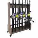 Driftwood 16 Rolling Rod Rack image number 0