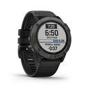 fēnix&reg; 6X PRO Solar GPS Smartwatch Titanium Carbon Gray DLC with Black Band image number 0