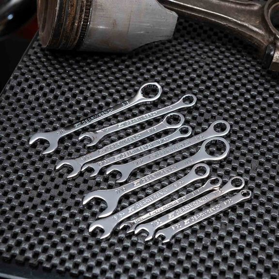 10 Piece SAE Midget Combination Wrench Set image number 2