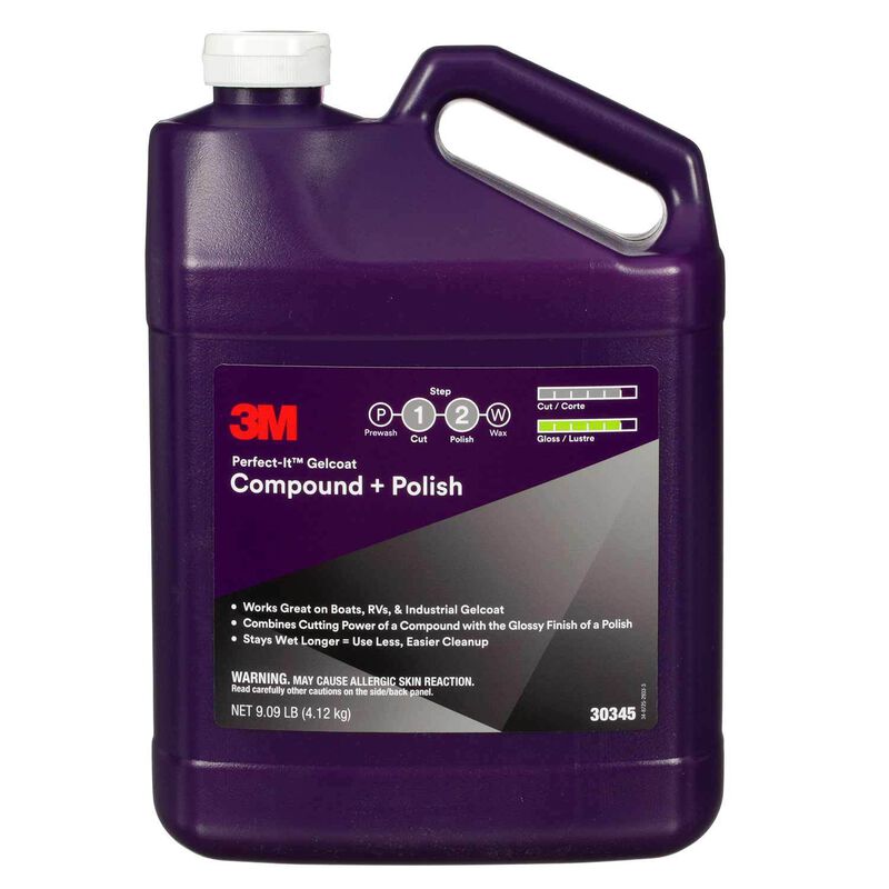 3M PerfectIt Gelcoat Compound + Polish, Gallon West Marine