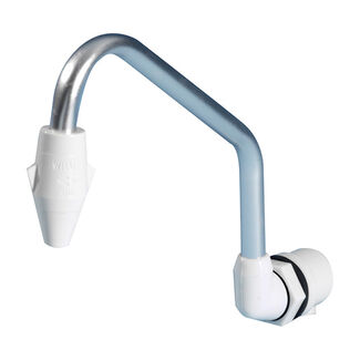 Telescopic/Tuckaway Faucet, White
