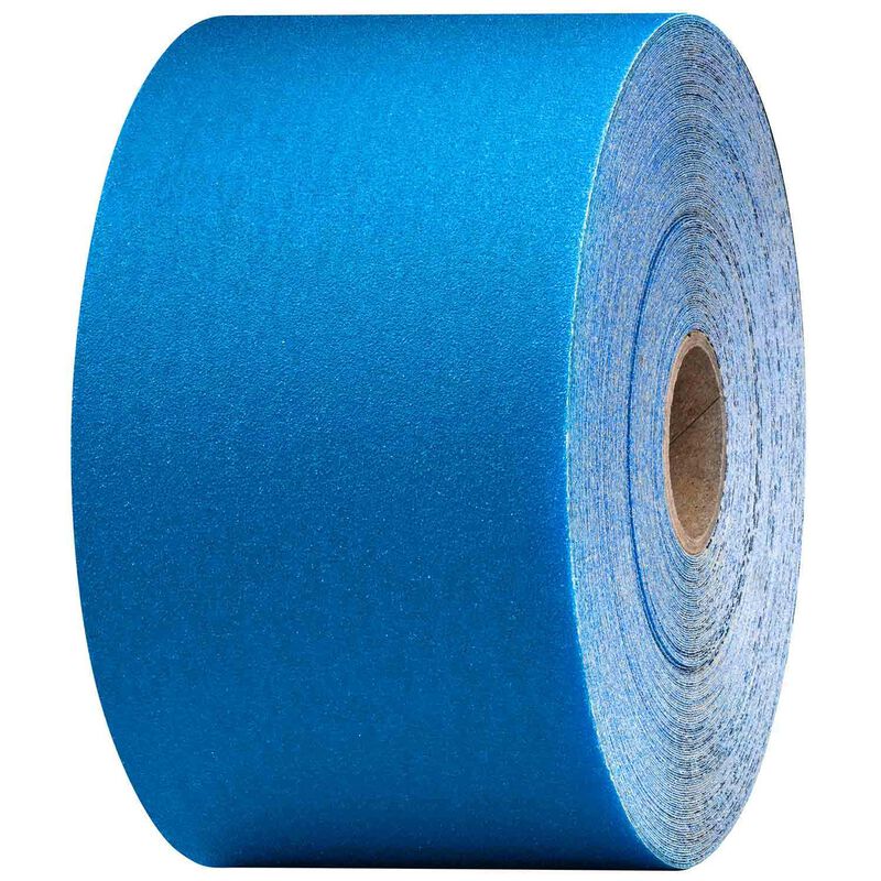 Stikit™ Blue Abrasive Sheet Roll, 2 3/4" x 60', 80 Grit image number 0