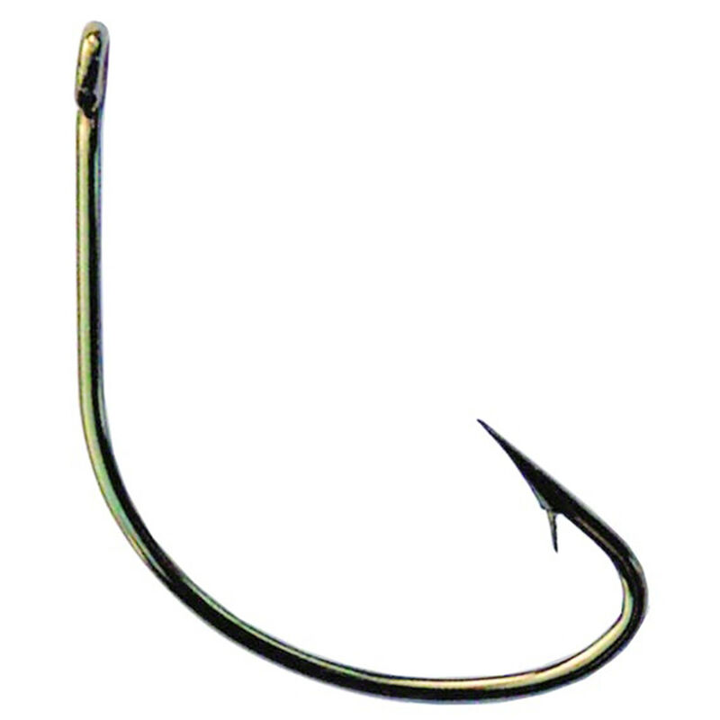 Mustad Wide Gap Hook Bronze 100ct Size 1