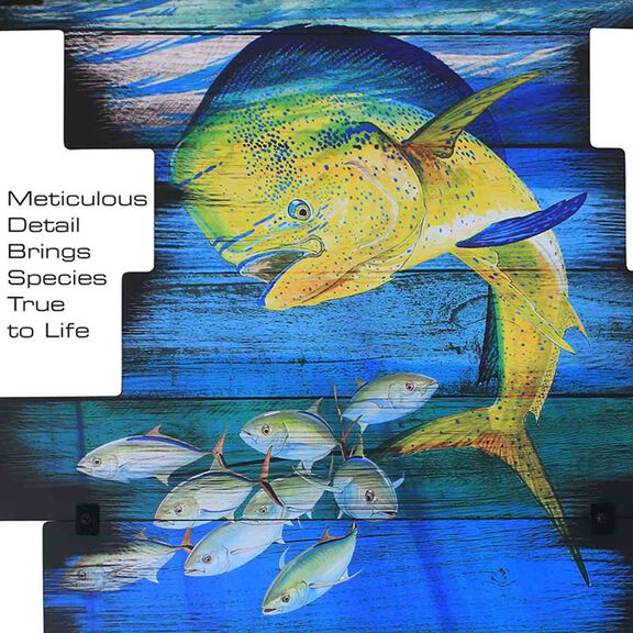 Guy Harvey Mahi Mahi 8 Rod Wall Rack image number 1