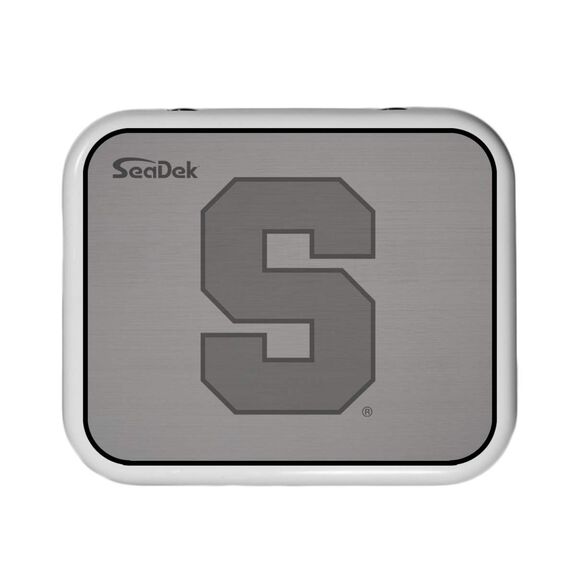 SeaDek Cooler Pad - Collegiate Collection - Fits YETI Roadie 24 - Storm Gray / Black, University of Syracuse image number 0