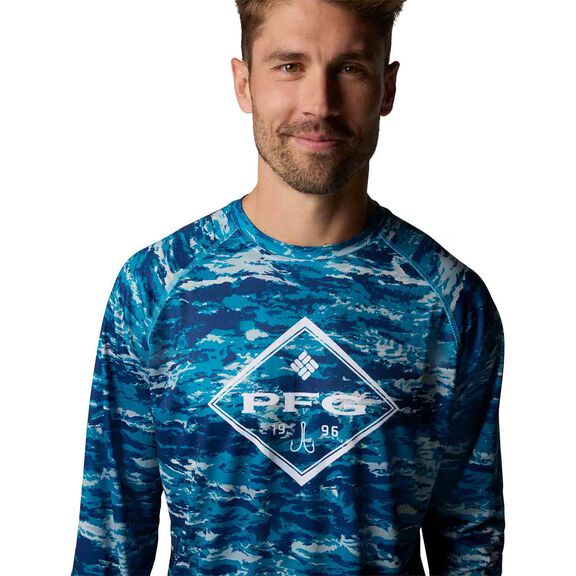 Men's PFG Super Solar Stream&trade; Graphic Shirt image number 3