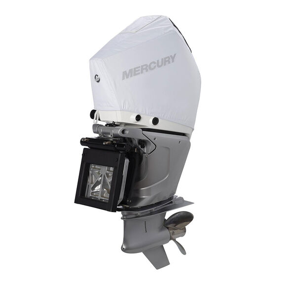 Mercury 8M0228521 4.6L V8 250hp Outboard Vented Splash Cover, White image number 1