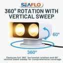 SEAFLO 03 Series 100W Remote Control Halogen Boat Searchlight, White image number 7