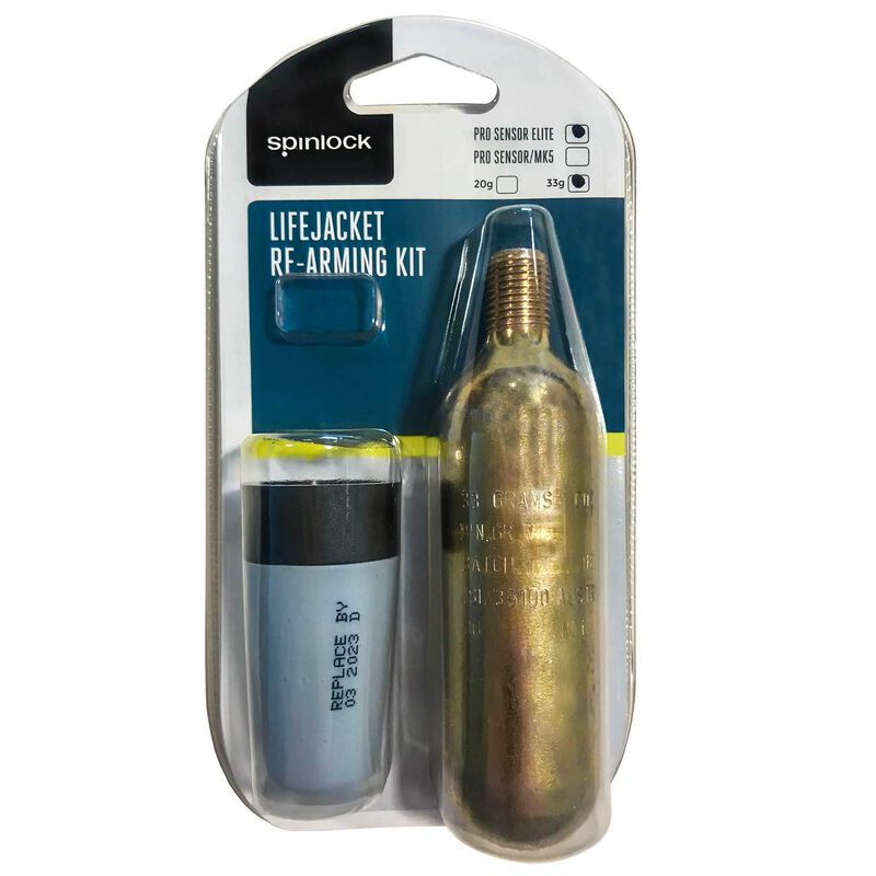 Deckvest Life Jacket Rearming Kit, Automatic, 33 g., 3/8" Threaded image number 1