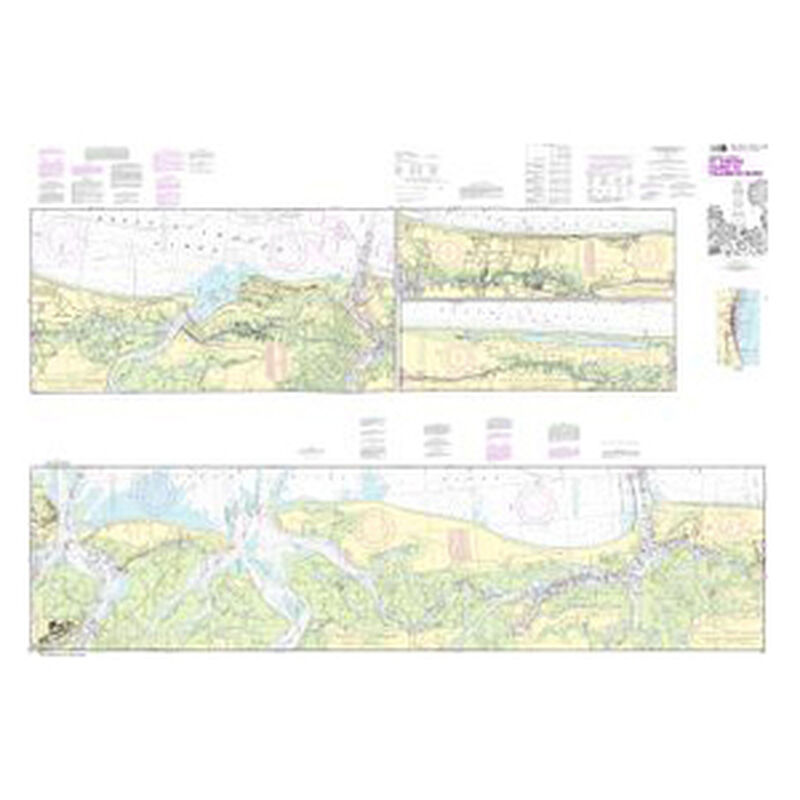 NOAA Nautical Chart 11489 Intracoastal Waterway St. Simons Sound to Tolomato River image number 0