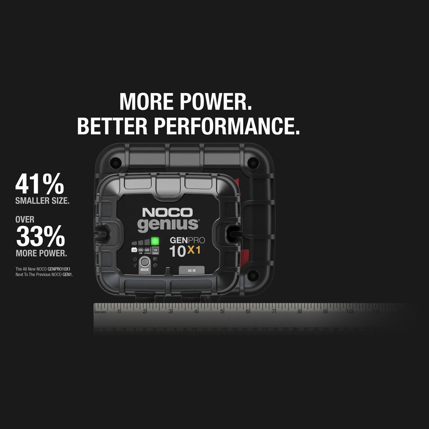 thumbnail image 2 of NOCO GENPRO10X1 12V 10-Amp On-Board Battery Charger – Waterproof, Automatic, 1-Bank 2 of 4