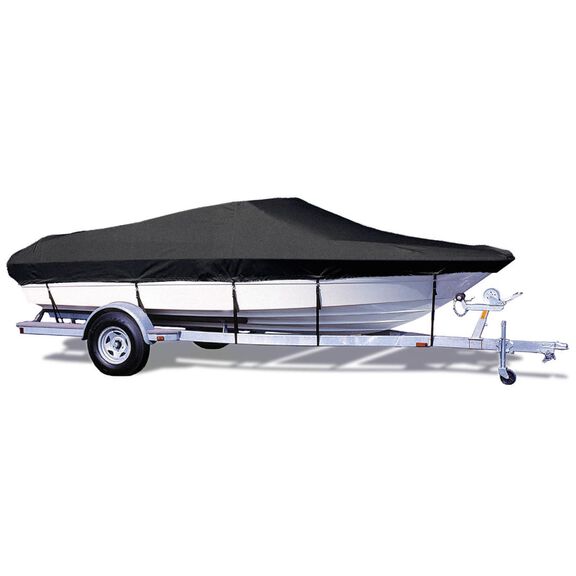 V-Hull Runabout Cover, OB, Black, Hot Shot, 13'5"-14'4", 73" Beam image number 0