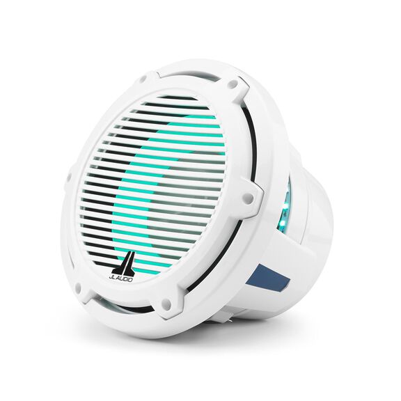 M6-10IB-C-GwGw-i-4 10" Marine Subwoofer Driver, White Classic Grille with RGB LED Lighting image number 6