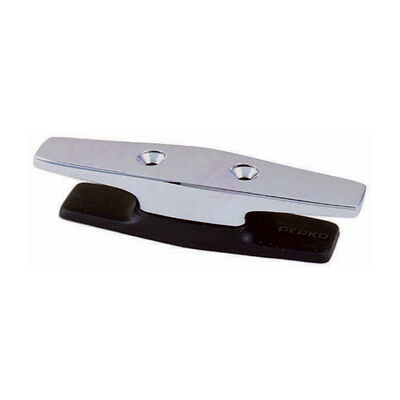 6" Closed-Base Cleat, Chrome-Plated Zinc