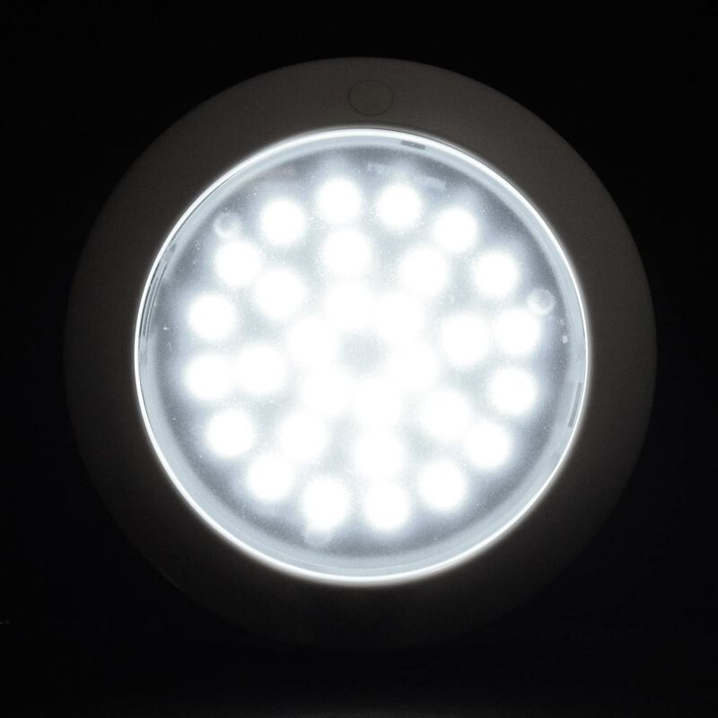 5 1/2" Waterproof LED Dome Light, White image number 2