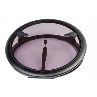 SEAFLO 02-Series 23.1" Black Aluminum Circular Deck Hatch
