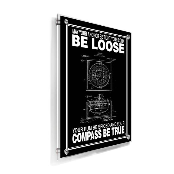 May Your Compass Be True Poster, Black image number 1