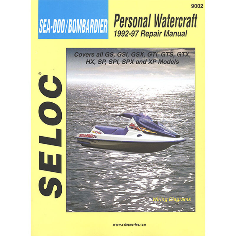 Repair Manual - Sea Doo, 1992-1997, All models image number 0