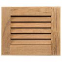 Teak Louvered Insert, 9 1/8" x 7 1/2" x 3/4" image number 0