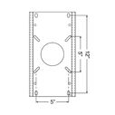 2 7/8" Locking Trac-Lock&trade; III Slide and Swivel image number 5