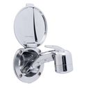 Recessed Shower Chrome Cup & Lid, Small Chrome Sprayer No Hook, 6' Stainless Steel Hose image number 1