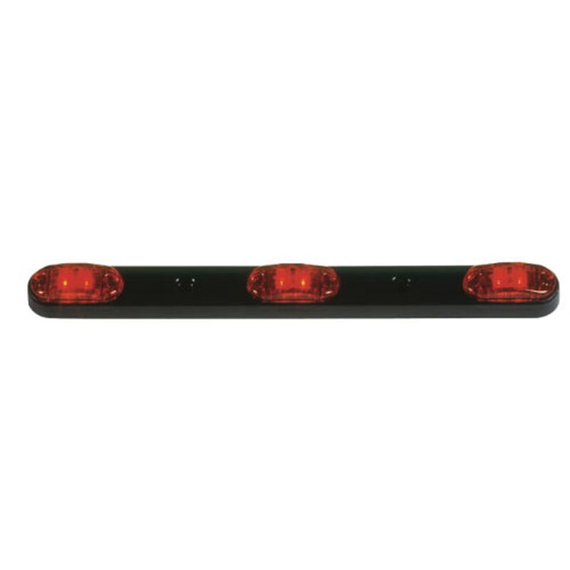 Tri-Bar LED Light Bar with Red Lens image number 0