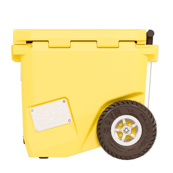 RollR 45 Quart Wheeled Hard Cooler with Telescopic Handle, Sunny Side image number 2