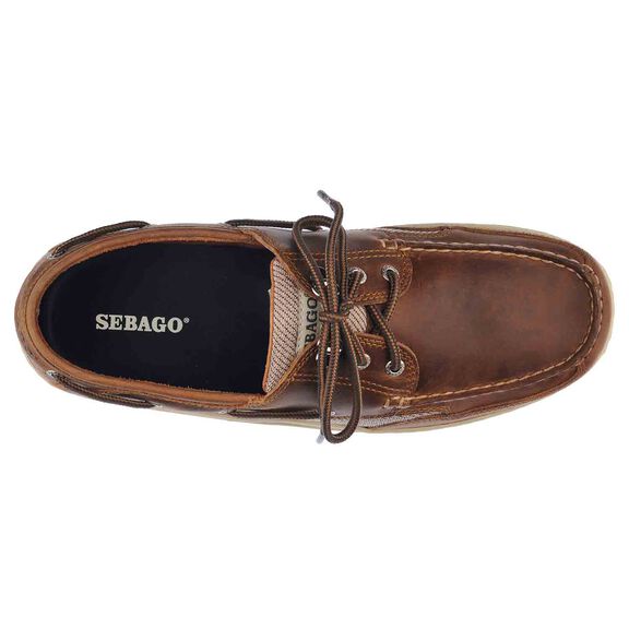 Men's Clovehitch II Leather Waxed Boat Shoes image number 3
