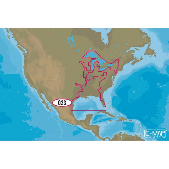 Gulf of Mexico, Great Lakes and Rivers, Electronic Chart image number 0