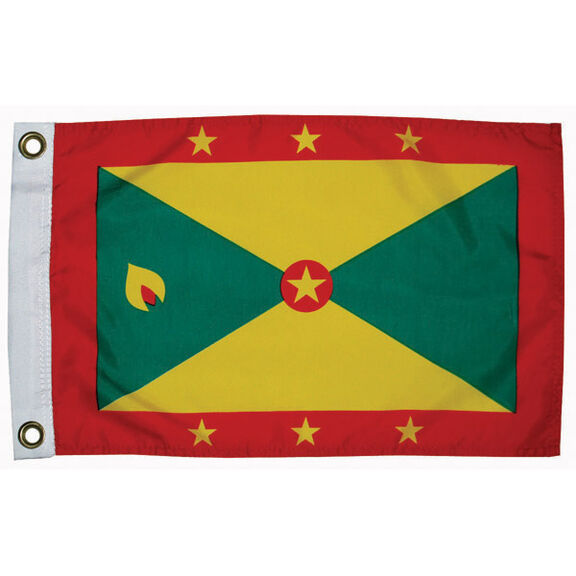 Grenada Courtesy Flag, 12" x 18" image number 0